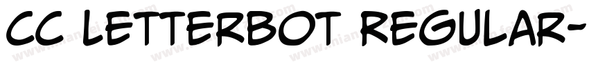 CC Letterbot Regular字体转换